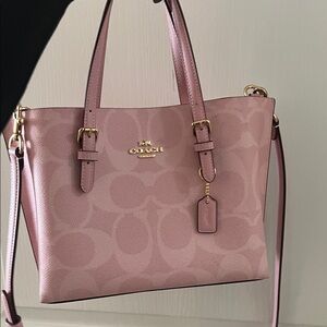 Coach Blush Pink Signature Tote